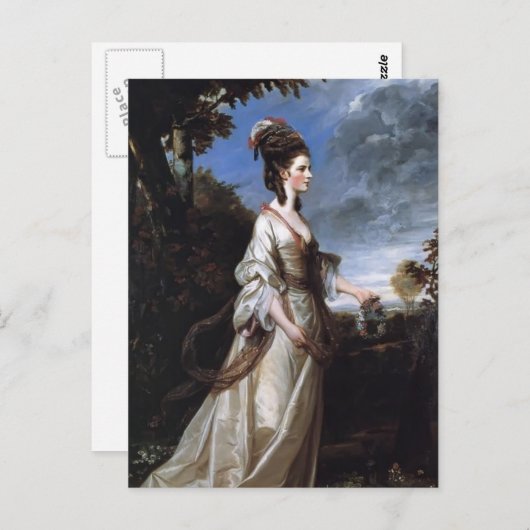 Joshua Reynolds- Jane, Countess of Harrington Briefkaart (Voorkant / Achterkant)