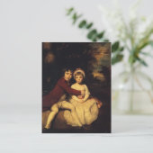 Joshua Reynolds-John Parker en zijn zuster Theresa Briefkaart (Staand voorkant)