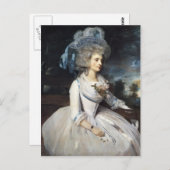Joshua Reynolds- Lady Skipwith Briefkaart (Voorkant / Achterkant)
