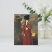 Joshua Reynolds- Lady Worsley Briefkaart (Staand voorkant)