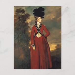 Joshua Reynolds- Lady Worsley Briefkaart