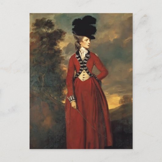 Joshua Reynolds- Lady Worsley Briefkaart (Voorkant)