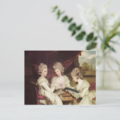 Joshua Reynolds- The Dames Waldegrave Briefkaart (Staand voorkant)