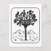 Joshua-structuur (rand) briefkaart (Voorkant)