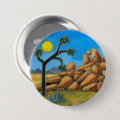 Joshua Tree Adventure Club- Fish Rock Ronde Button 7,6 Cm (Voorkant /achterkant)