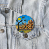 Joshua Tree Adventure Club- Fish Rock Ronde Button 7,6 Cm (In situ)