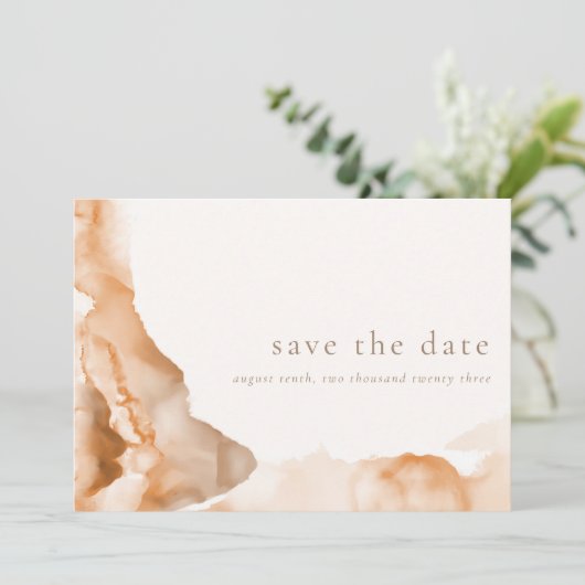 Joshua Tree Bohemian Neutral Save the Date (Staand voorkant)