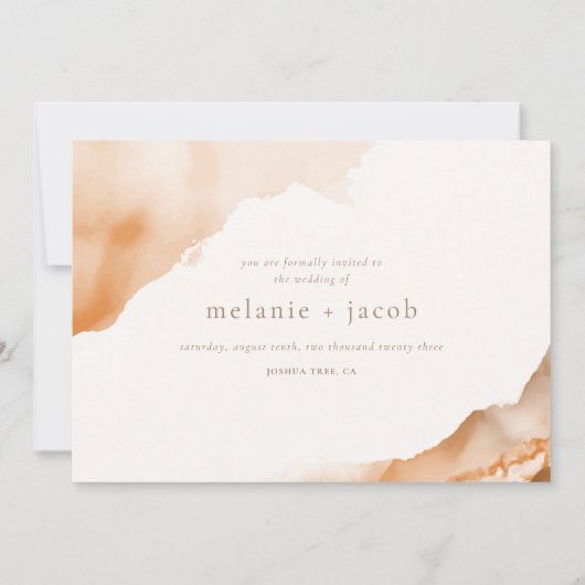 Joshua Tree Bohemian Neutral Save the Date (Achterkant)