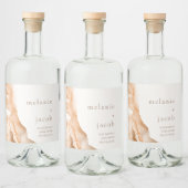 Joshua Tree Bohemian Neutrale Drink Likeurfles Etiket (Flessen)