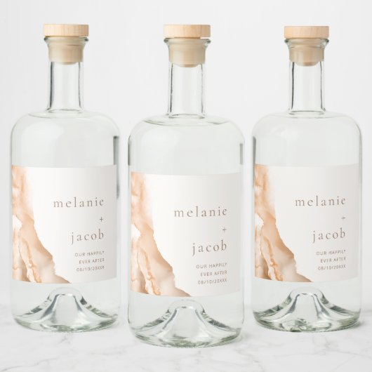 Joshua Tree Bohemian Neutrale Drink Likeurfles Etiket (Flessen)
