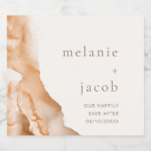 Joshua Tree Bohemian Neutrale Drink Likeurfles Etiket (Enkel label)