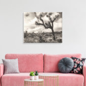 Joshua Tree bw Canvas Afdruk (Insitu (Woonkamer))