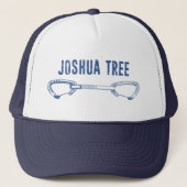 Joshua Tree California, klimming Quickdraw Trucker Pet (Voorkant)
