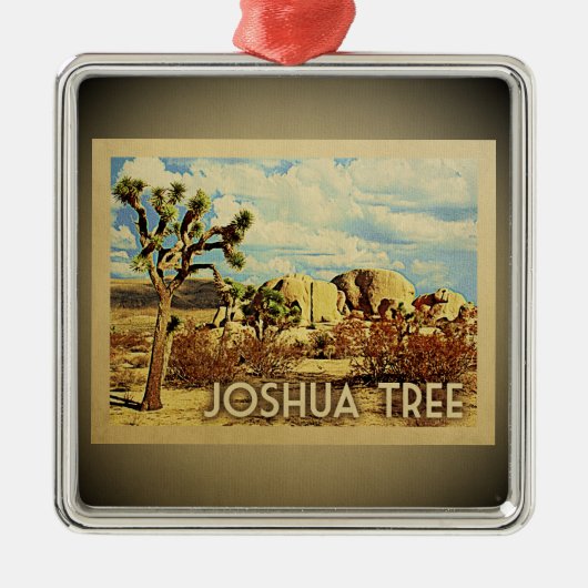 Joshua Tree California Ornament Vintage Travel (Voorkant)