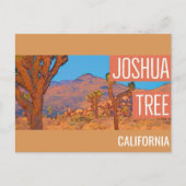 Joshua Tree California Retro Revel Briefkaart (Voorkant)