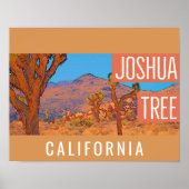 Joshua Tree California Retro Revel Poster (Voorkant)