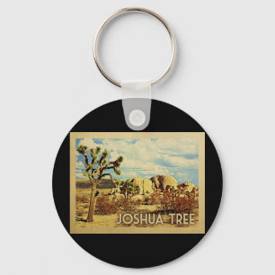 Joshua Tree California Vintage Travel Sleutelhanger