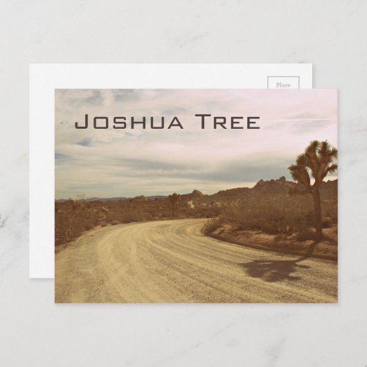 Joshua Tree, Californië Briefkaart (Voorkant / Achterkant)
