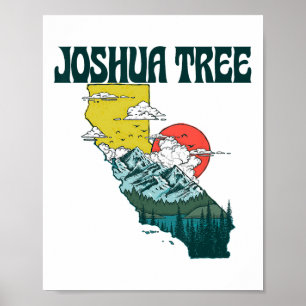 Joshua Tree Californië Buitenlucht Natuur En Berg Poster