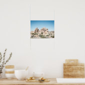 Joshua Tree Californië woestijn rotsformatie Poster (Keuken)