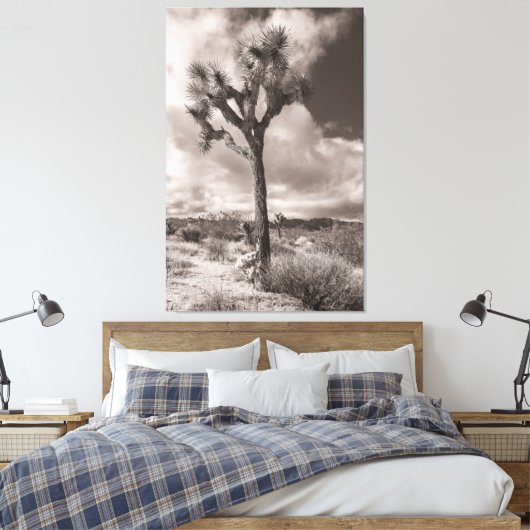 Joshua Tree Canvas Afdruk (Insitu (Slaapkamer))