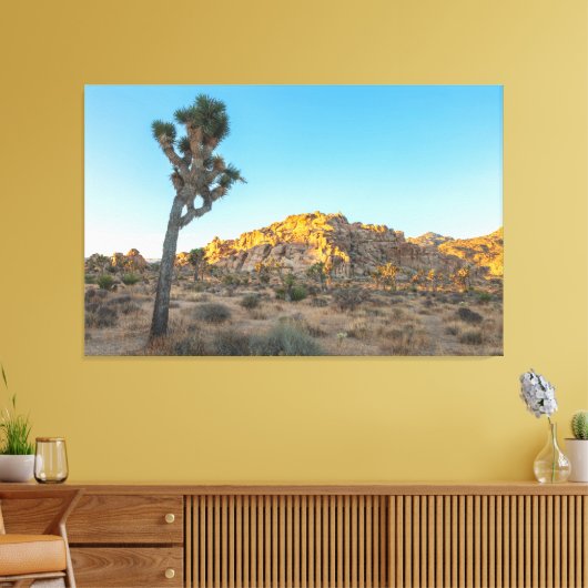 Joshua Tree Canvas Afdruk (Insitu (Woonkamer))