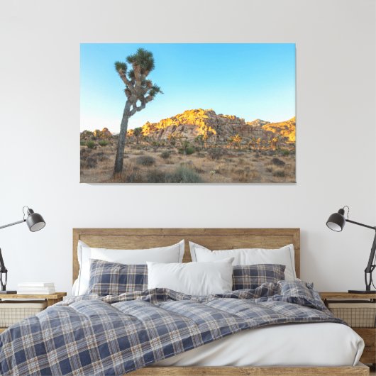 Joshua Tree Canvas Afdruk (Insitu (Slaapkamer))