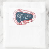 Joshua Tree Climate Carabiner Rechthoekige Sticker (Tas)
