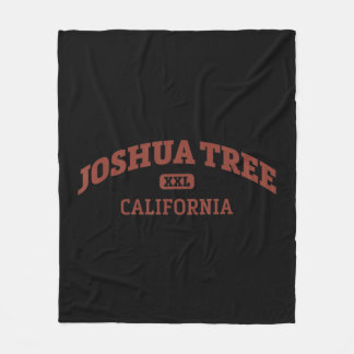 Joshua Tree College Style Rock Climbing Area Fleece Deken