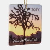 Joshua Tree Custom Ombre Sunset Keramisch Ornament (Rechts)