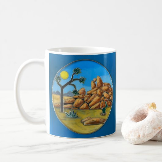 Joshua Tree- Fish Rock Knop Koffiemok (Met donut)