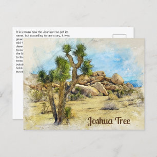 Joshua Tree Fun Fact Briefkaart