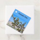 Joshua Tree in Californië Bedankjes Labels (In situ)