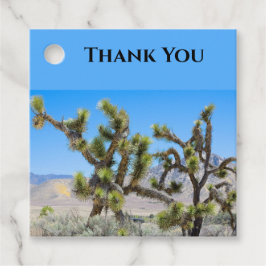 Joshua Tree in Californië Bedankjes Labels