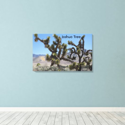 Joshua Tree in Californië Canvas Afdruk (Insitu (Houten vloer))