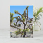 Joshua Tree in Californië Kaart (Staand voorkant)