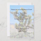 Joshua Tree in Californië Kaart (Achterkant)