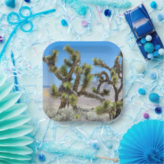 Joshua Tree in Californië Papieren Bordje (Feest)