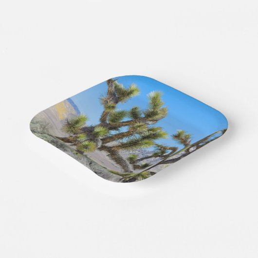 Joshua Tree in Californië Papieren Bordje (Gebogen)