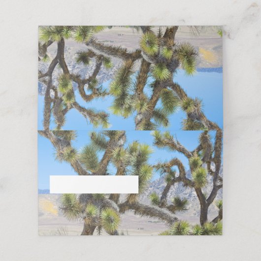 Joshua Tree in Californië Plaatskaartje (Buitenkant ongevouwen)