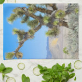 Joshua Tree in Californië Theedoek (Gevouwen)