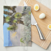 Joshua Tree in Californië Theedoek (Quarter Fold)