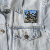 Joshua Tree in Californië Vierkante Button 5,1 Cm (In situ)