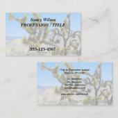 Joshua Tree in Californië Visitekaartje (Voorkant / Achterkant)