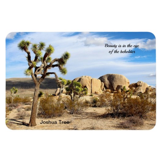 Joshua Tree in the Mojave Desert 4"x6" Magneet (Horizontaal)