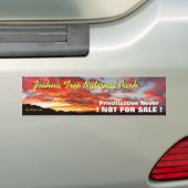 JOSHUA TREE IS EIGENDOM VAN DE MENSEN DIE NIET VER BUMPERSTICKER (Op auto)