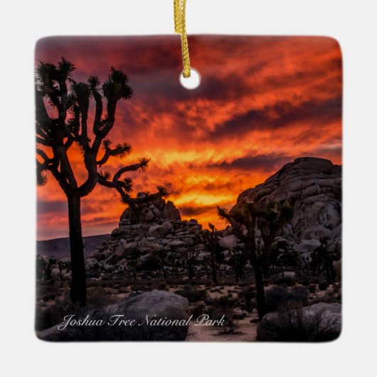 Joshua Tree Keramisch Ornament (Voorkant)