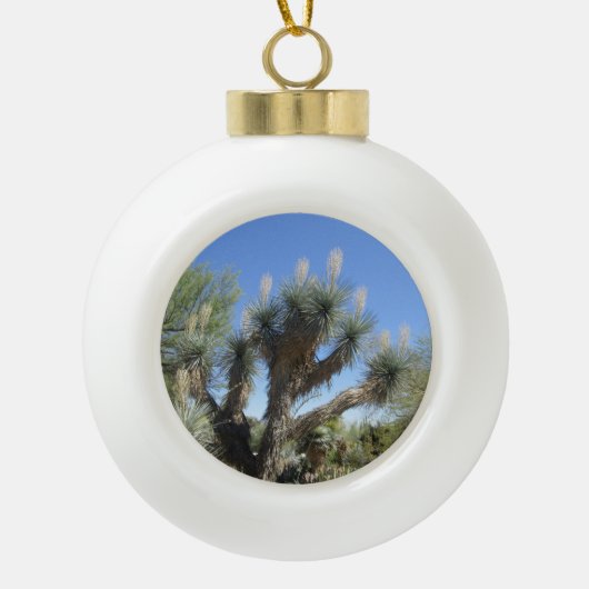 Joshua Tree Keramische Bal Ornament (Voorkant)