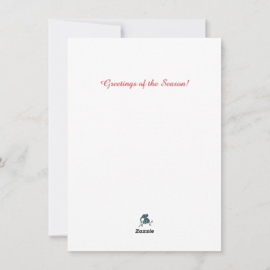 Joshua Tree Kerstmis Feestdagenkaart (Achterkant)