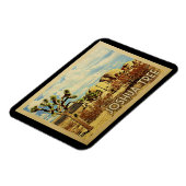 Joshua Tree Magnet California Vintage Travel Magneet (Linkerzijde)